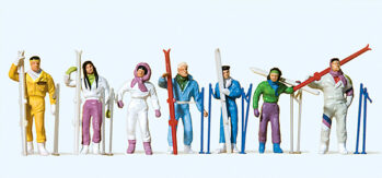 Preiser 10316 - H0 Wintersportler