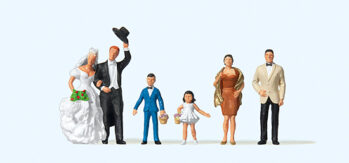 Preiser 10339 - H0 Brautpaar. Gäste