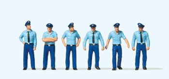 Preiser 10342 - H0 Feuerwehrmänner in Sommeruniform. Deutschland