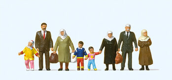 Preiser 10343 - H0 Passanten