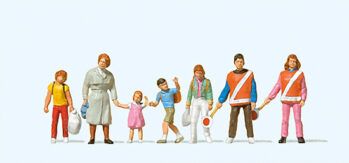 Preiser 10344 - H0 Schülerlotsen. Fußgänger