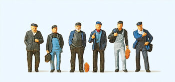 Preiser 10350 - H0 Industrie- und Hafenarbeiter