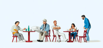 Preiser 10369 - H0 Gäste im Straßencafe