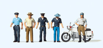 Preiser 10370 - H0 Polizisten. USA