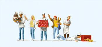 Preiser 10377 - H0 An der Bäckerei