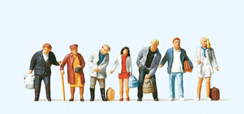 Preiser 10400 - H0 Stehende Fahrgäste für Bus und Bahn