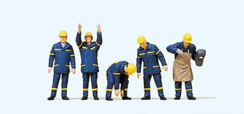 Preiser 10433 - H0 THW-Helfer, Schweißer. Einsatzkleidung 1999