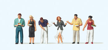 Preiser 10440 - H0 Gäste am Büfett