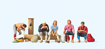 Preiser 10443 - H0 Wanderer am Weidebrunnen