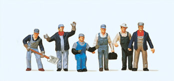 Preiser 10453 - H0 Personal US-Güterzug