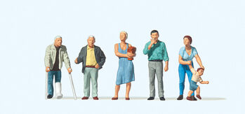 Preiser 10454 - H0 Passanten