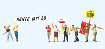 Preiser 10456 - H0 Demonstranten