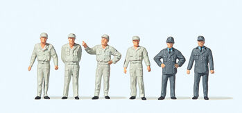 Preiser 10457 - H0 THW-Helfer um 1950