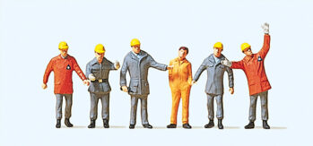 Preiser 10458 - H0 THW-Helfer um 1990