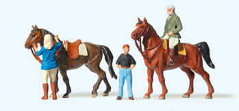 Preiser 10503 - H0 Auf dem Reiterhof