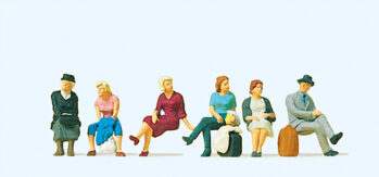 Preiser 10506 - H0 Sitzende Reisende