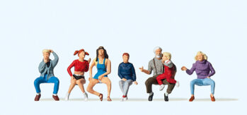 Preiser 10536 - H0 Opa, Kinder