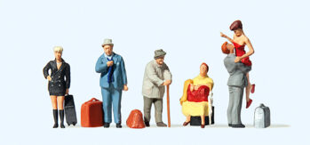 Preiser 10540 - H0 Reisende