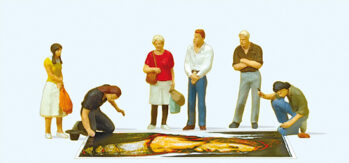 Preiser 10549 - H0 Straßenmaler, Fußgänger