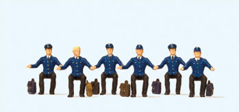 Preiser 10557 - H0 Lokführer DB, sitzend (für Diesel-Lok)