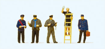 Preiser 10558 - H0 Bahnpersonal. Frühe Epoche III