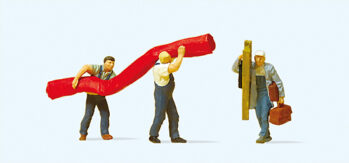 Preiser 10568 - H0 Handwerker, Teppich