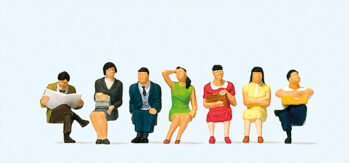 Preiser 10573 - H0 Sitzende Reisende (China)