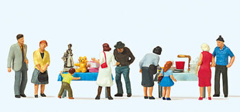 Preiser 10595 - H0 Flohmarkt