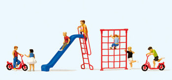 Preiser 10616 - H0 Spielende Kinder. Zubehör