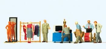 Preiser 10619 - H0 Flohmarkt (3)