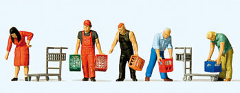 Preiser 10656 - H0 Im Getränkemarkt