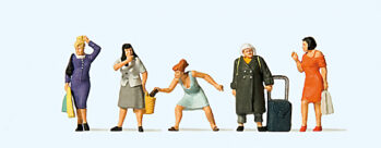 Preiser 10665 - H0 In der Einkaufsstraße