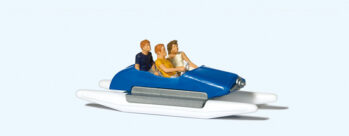 Preiser 10682 - H0 Familie im Tretboot (1)