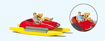 Preiser 10684 - H0 Paar im Tretboot