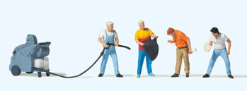 Preiser 10708 - H0 An der Waschstraße