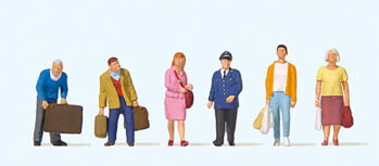 Preiser 10710 - H0 Reisende am Bahnsteig