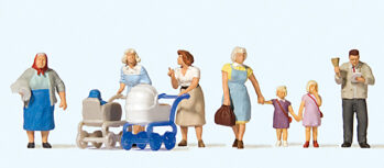 Preiser 10711 - H0 Auf der Dorfstraße