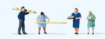 Preiser 10712 - H0 Am Backhaus