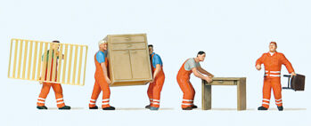 Preiser 10714 - H0 Sperrmüllentsorgung