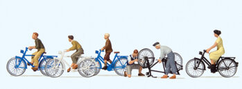 Preiser 10716 - H0 Jugendliche mit dem Fahrrad