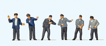 Preiser 10717 - H0 Lokführer, Heizer. Epoche III