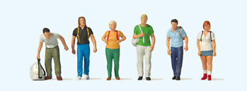 Preiser 10725 - H0 Bahnreisende mit Rucksack