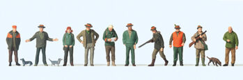 Preiser 10803 - H0 Jäger und Jagdhelfer