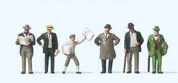 Preiser 12133 - H0 Am Bahnsteig. 1900-1925