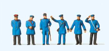 Preiser 12134 - H0 Königlich Bayerisches Bahnpersonal. Um 1900