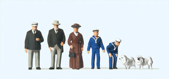 Preiser 12196 - H0 König Wilhelm II. von Württemberg, Begleitung. Um 1900