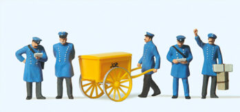 Preiser 12198 - H0 Postbeamte. Um 1900