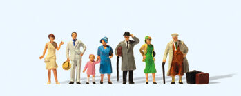 Preiser 12446 - H0 Passanten. 1925-1930