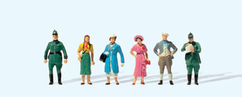 Preiser 12483 - H0 Passanten und Polizei. Um 1936