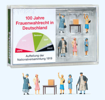 Preiser 13402 - H0 100 Jahre Frauenwahlrecht in